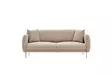3-istuttava vuodesohva, beige kulta, 210 cm leveä, kestävä, monikäyttöinen - Vuodesohvat - 8683743317646 - 16