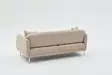 3-istuttava vuodesohva, beige kulta, 210 cm leveä, kestävä, monikäyttöinen - Vuodesohvat - 8683743317646 - 10