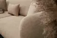 3-istuttava vuodesohva, beige kulta, 210 cm leveä, kestävä, monikäyttöinen - Vuodesohvat - 8683743317646 - 7