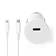 Autolaturi | 20 W | 1.67 / 2.22 / 3.0 A | Lähtöliitäntöjen määrä: 1 | Portin tyyppi: USB-C | Lightning 8-Pin (irrallinen) Kaapeli | 1.00 m | Automaattinen Jännitteen Valinta - Autolaturit - 5412810334636 - 3