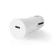 Autolaturi | 20 W | 1.67 / 2.22 / 3.0 A | Lähtöliitäntöjen määrä: 1 | Portin tyyppi: USB-C | Lightning 8-Pin (irrallinen) Kaapeli | 1.00 m | Automaattinen Jännitteen Valinta - Autolaturit - 5412810334636 - 42