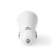 Autolaturi | 20 W | 1.67 / 2.22 / 3.0 A | Lähtöliitäntöjen määrä: 1 | Portin tyyppi: USB-C | Lightning 8-Pin (irrallinen) Kaapeli | 1.00 m | Automaattinen Jännitteen Valinta - Autolaturit - 5412810334636 - 20