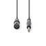 Balansoitu Audiojohto | XLR 3-Pin uros | 6.35 mm uros | Niklattu | 5.00 m | Pyöreä | PVC | Tummanharmaa | Pahvikotelo - Audiokaapelit - 5412810295746 - 2