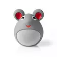 Bluetooth® Kaiutin | Suurin akun toistoaika: 3 hrs | Kannettava muotoilu | 9 W | Mono | Sisäänrakennettu mikrofoni | Linkitettävä | Animaticks Melody Mouse | Harmaa - Bluetooth kaiuttimet - 5412810328536 - 1