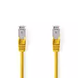 CAT5e verkkokaapeli | SF/UTP | RJ45 uros | RJ45 uros | 20.0 m | Pyöreä | PVC | Keltainen | Muovipussi - Tietokone ja verkko - 5412810276776 - 1