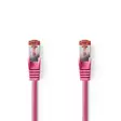 CAT6 Verkkokaapeli | RJ45 uros | RJ45 uros | S/FTP | 15.0 m | Pyöreä | LSZH | Pinkki | Muovipussi - Tietokone ja verkko - 5412810278046 - 1