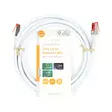 CAT6 Verkkokaapeli | RJ45 uros | RJ45 uros | S/FTP | 3.00 m | Pyöreä | LSZH | Valkoinen | Label - Tietokone ja verkko - 5412810423996 - 66