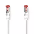 CAT6 Verkkokaapeli | RJ45 uros | RJ45 uros | S/FTP | 3.00 m | Pyöreä | LSZH | Valkoinen | Label - Tietokone ja verkko - 5412810423996 - 1