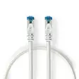 CAT6a verkkokaapeli | S/FTP | RJ45 uros | RJ45 uros | 5.00 m | Snagless | Pyöreä | Punottu / PVC | Hopea | Laatikko kannella ja ikkunalla - Tietokone ja verkko - 5412810333486 - 1