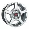 Carrello Silver 6x13 - Asuntovaunun ja peräkärrin vanteet - 6438431006836 - 1