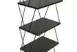 Moderni Anthrasiitti Kirjahylly - 100% Melamiinipinnoitettu Lastulevy, 18mm, 46x165x30cm, Useita Hyllyjä, Seinäkiinnitys - Kirjahyllyt - 8682870729506 - 8
