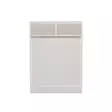 Valkoinen Taittopöytä - 100% Melamiinipinnoitettu Lastulevy, 18mm, 70x96x15cm, 25kg, Useita Hyllyjä, Seinään Kiinnitettävä - Pöydät - 8681875187076 - 7