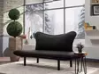 2-istuttava vuodesohva, musta, Leveys 150 cm, kestävä, monikäyttöinen - Vuodesohvat - 8681875569506 - 2