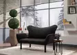 2-istuttava vuodesohva, musta, Leveys 150 cm, kestävä, monikäyttöinen - Vuodesohvat - 8681875569506 - 1