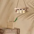 Kattokruunu, puinen, 60 x 9 cm, elegantti, lämminhenkinen, moderni - Katto- ja seinävalaisimet - 8681875545876 - 6