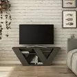 TV-taso, antrasiitti, 110 cm leveä, kestävä, tilava - TV-tasot - 8681875101126 - 1