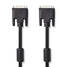 DVI-kaapeli | DVI-D 24+1-Pin Uros | DVI-D 24+1-Pin Uros | 1080p | Niklattu | 10.0 m | Suora | PVC | Musta | Muovipussi - Tietokone ja verkko - 5412810263646 - 4