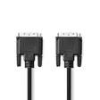 DVI-kaapeli | DVI-D 24+1-Pin Uros | DVI-D 24+1-Pin Uros | 1080p | Niklattu | 10.0 m | Suora | PVC | Musta | Muovipussi - Tietokone ja verkko - 5412810263646 - 1