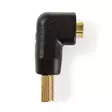 HDMI -sovitin | HDMI liitin | HDMI Ulostulo | Kullattu | Kulma, 90 ° | ABS-Muovi | Musta | 1 kpl | Laatikko - Videoliittimet ja plugit - 5412810289936 - 25