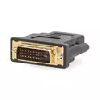 HDMI -sovitin | HDMI Ulostulo | DVI-D 24+1-Pin Uros | Kullattu | Suora | PVC | Antrasiitti | 1 kpl | Ikkunallinen laatikko - Videoliittimet ja plugit - 5412810265466 - 41