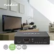 HDMI Kytkin | 3-Porttinen port(s) | 3x HDMI Input | 1x HDMI Output | 8K@60Hz | 45 Gbps | Kauko-ohjattu | Alumiini | Antrasiitti - Videokytkimet ja jakajat - 5412810410736 - 5