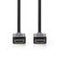 High Speed HDMI Kaapeli Ethernet | HDMI liitin | HDMI liitin | 4K@30Hz | ARC | 10.2 Gbps | 10.0 m | Pyöreä | PVC | Musta | Panta - HDMI-kaapelit - 5412810295036 - 2