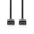 High Speed HDMI Kaapeli Ethernet | HDMI liitin | HDMI liitin | 4K@30Hz | ARC | 10.2 Gbps | 2.00 m | Pyöreä | PVC | Musta | Laatikko - HDMI-kaapelit - 5412810289806 - 10