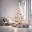 Joulukuusi luxus valkoinen 240 cm - Joulukuuset - 6410413220836 - 3