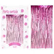 Juhlaverho pinkki 100x250cm -  - 19-19-8720573570626 - 1