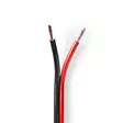 Kaiutinkaapeli | 2 x 2.50 mm² | CCA | 25.0 m | Pyöreä | PVC | Musta / Punainen | Kääre - Audiokaapelit - 5412810312696 - 1