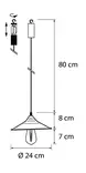 Koristevalo Airam Lago Led 24cm mittatiedot - Valokoristeet ja valohahmot - 6435200263476 - 2