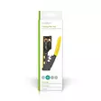 Kuorintapihdit | CAT5 / CAT5e / CAT6 / CAT6a / CAT7 / RJ12 / RJ45 | Kuorinta / Leikkaus / Pihdit | Kumi / Teräs | Keltainen / Musta - Kaapelityökalut - 5412810336616 - 66