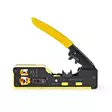 Kuorintapihdit | CAT5 / CAT5e / CAT6 / CAT6a / CAT7 / RJ12 / RJ45 | Kuorinta / Leikkaus / Pihdit | Kumi / Teräs | Keltainen / Musta - Kaapelityökalut - 5412810336616 - 11
