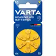 Kuulolaitteiden paristot tyyppi 10 6-läpipainopakkaus - Nedis tuotteet - 4043752393576 - 1