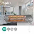 Kylpyhuoneen lämmittimet | 1200 W | 2 Heat Tilat | X4 | Harmaa - Lämmitys - 5412810335756 - 5