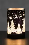 Lasikoriste led-valoilla kuusi - Valokoristeet ja valohahmot - 6410413217096 - 1