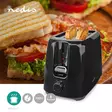 Leivänpaahdin | 2 Paikkaa | Paahtamistasot: 6 | Musta - Voileipägrillit ja leivänpaahtimet - 5412810334346 - 5