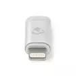 Lightning Sovitin | Apple Lightning 8-Pin | USB Micro-B naaras | Kullattu | Pyöreä | Alumiini | Laatikko kannella ja ikkunalla - Lightning-kaapelit - 5412810262656 - 10