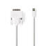 Mini DisplayPort kaapeli | DisplayPort 1.2 | Mini DisplayPort Uros | DVI-D 24+1-Pin Uros | 21.6 Gbps | Niklattu | 2.00 m | Pyöreä | PVC | Valkoinen | Kirjekuori - Tietokone ja verkko - 5412810263776 - 4
