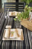 Palmulehtilautanen 20x20 cm 10 kpl - Lautaset - 6410413048096 - 5