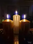 Pöytäkynttilä valkea 18cm 30h - Kynttilät ja lyhdyt - 8719987653506 - 2