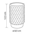 P=C3=B6yt=C3=A4lamppu Airam Melodi harmaa 12,5 cm=20 - Lattia- ja pöytävalaisimet - 6435200277336 - 2