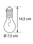 Airam Rocky Solar Led koristelamppu mittatiedot - Ulko- ja pihavalaisimet - 6435200245946 - 4