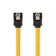 SATA kaapeli | 6 Gbps | SATA 7-Pin naaras | SATA 7-Pin naaras | Niklattu | 1.00 m | Litteä | PVC | Keltainen | Laatikko - Tietokone ja verkko - 5412810422296 - 1