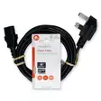 Sähköjohto | UK uros | IEC-320-C13 | Kulma | Suora | Niklattu | 2.00 m | Pyöreä | PVC | Musta | Label - Virtakaapelit ja liittimet - 5412810425266 - 66