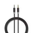 Stereoäänikaapeli | 3.5 mm uros | 3.5 mm uros | Kullattu | 5.00 m | Pyöreä | Antrasiitti | Laatikko - Audiokaapelit - 5412810264926 - 1