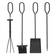 Takkasetti silta 4-osainen mustang - Takat ja kaminat - 6410413092006 - 2