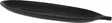 Tarjotin musta lehti 40x15 cm - Koristeet, koriste-esineet - 8720573275576 - 1