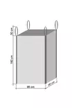 Halkos=C3=A4kki 90 x 95 x 160 cm Timco mittakuva=20 - Klapikoneet - 6438014272016 - 2