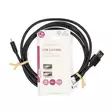 USB kaapeli | USB 2.0 | USB-A Uros | USB Micro-B Uros | 11 W | 480 Mbps | Niklattu | 2.00 m | Pyöreä | PVC | Musta | Label - Tietokone ja verkko - 5412810421626 - 66